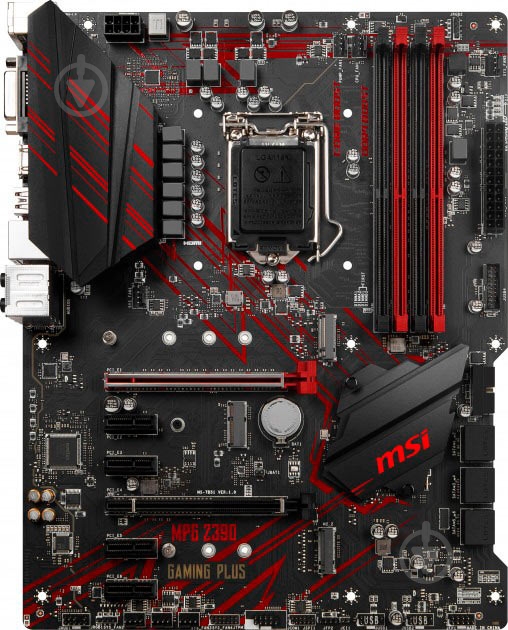 Материнская плата MSI MPG Z390 GAMING PLUS (Socket 1151, Intel Z390, ATX) - фото 6 Материнская плата MSI MPG Z390 GAMING PLUS (Socket 1151, Intel Z390, ATX) - фото 6