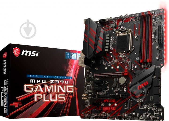 Материнская плата MSI MPG Z390 GAMING PLUS (Socket 1151, Intel Z390, ATX) - фото 9 Материнская плата MSI MPG Z390 GAMING PLUS (Socket 1151, Intel Z390, ATX) - фото 9