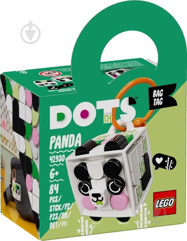 Конструктор LEGO Dots Брелок для сумочки «Панда» 41930 - фото 7 Конструктор LEGO Dots Брелок для сумочки «Панда» 41930 - фото 7
