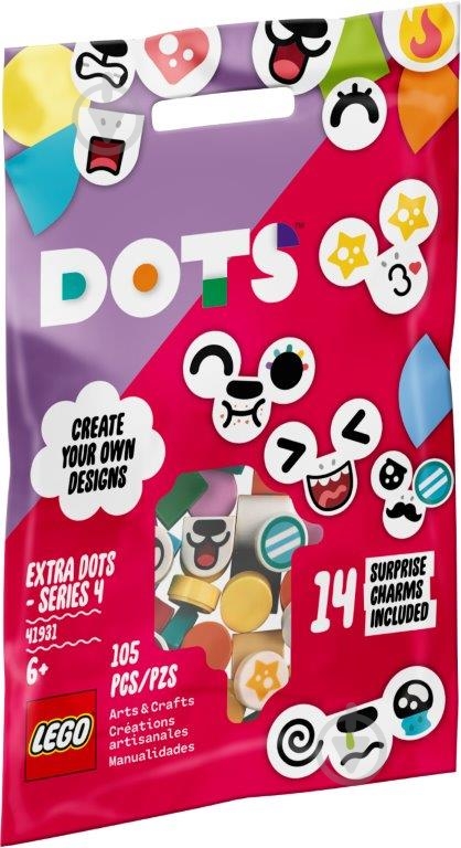 Конструктор LEGO Dots Додаткові елементи. Випуск 4 41931 - фото 7 Конструктор LEGO Dots Додаткові елементи. Випуск 4 41931 - фото 7
