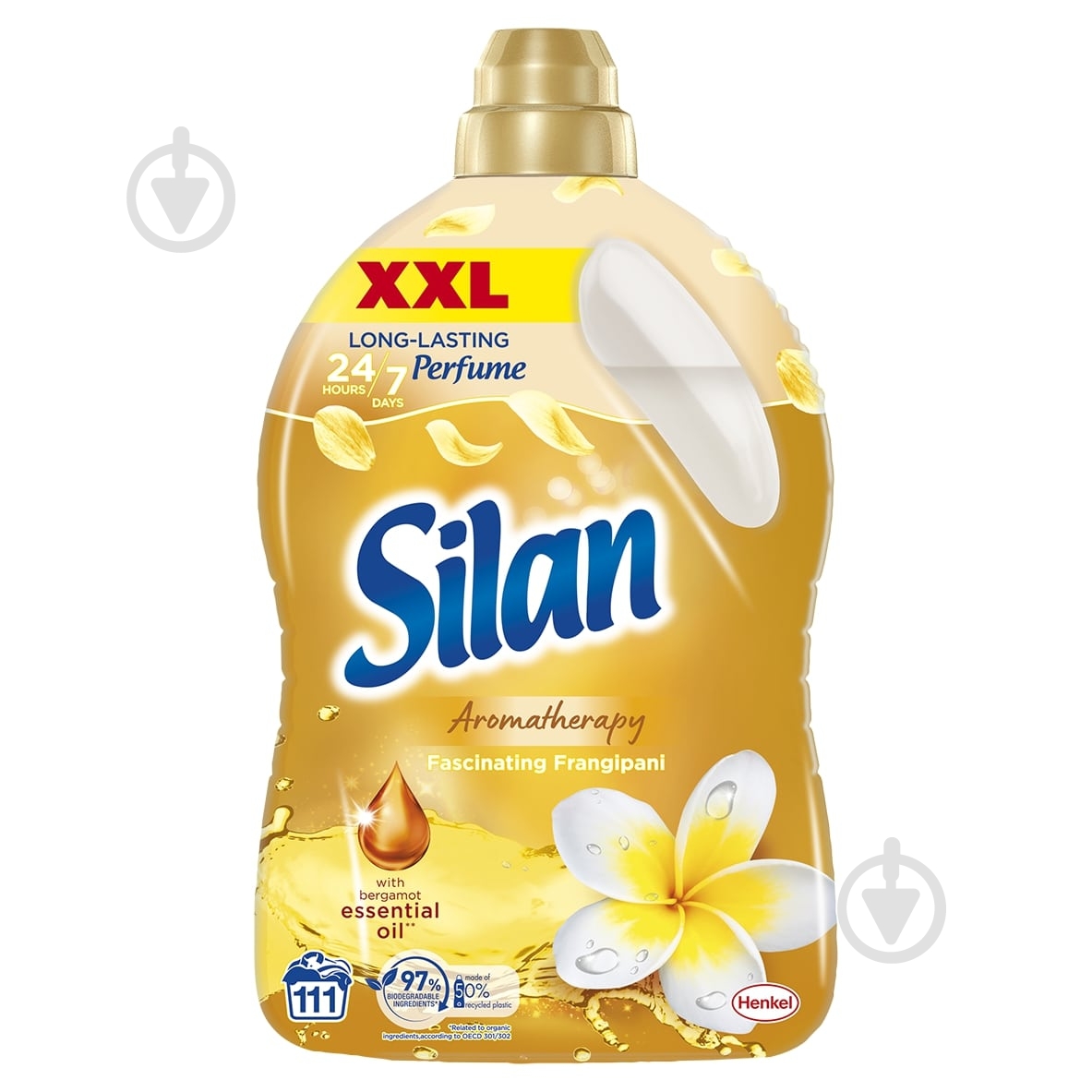 Кондиціонер-ополіскувач Silan Ароматерапія Захоплюючий франджіпані 2,775 л - фото 1