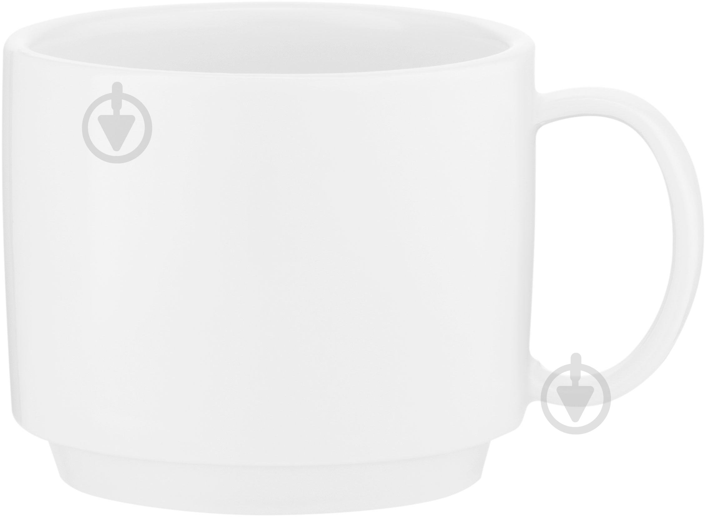 Чашка Ardesto Prato 200 мл фарфор - фото 3