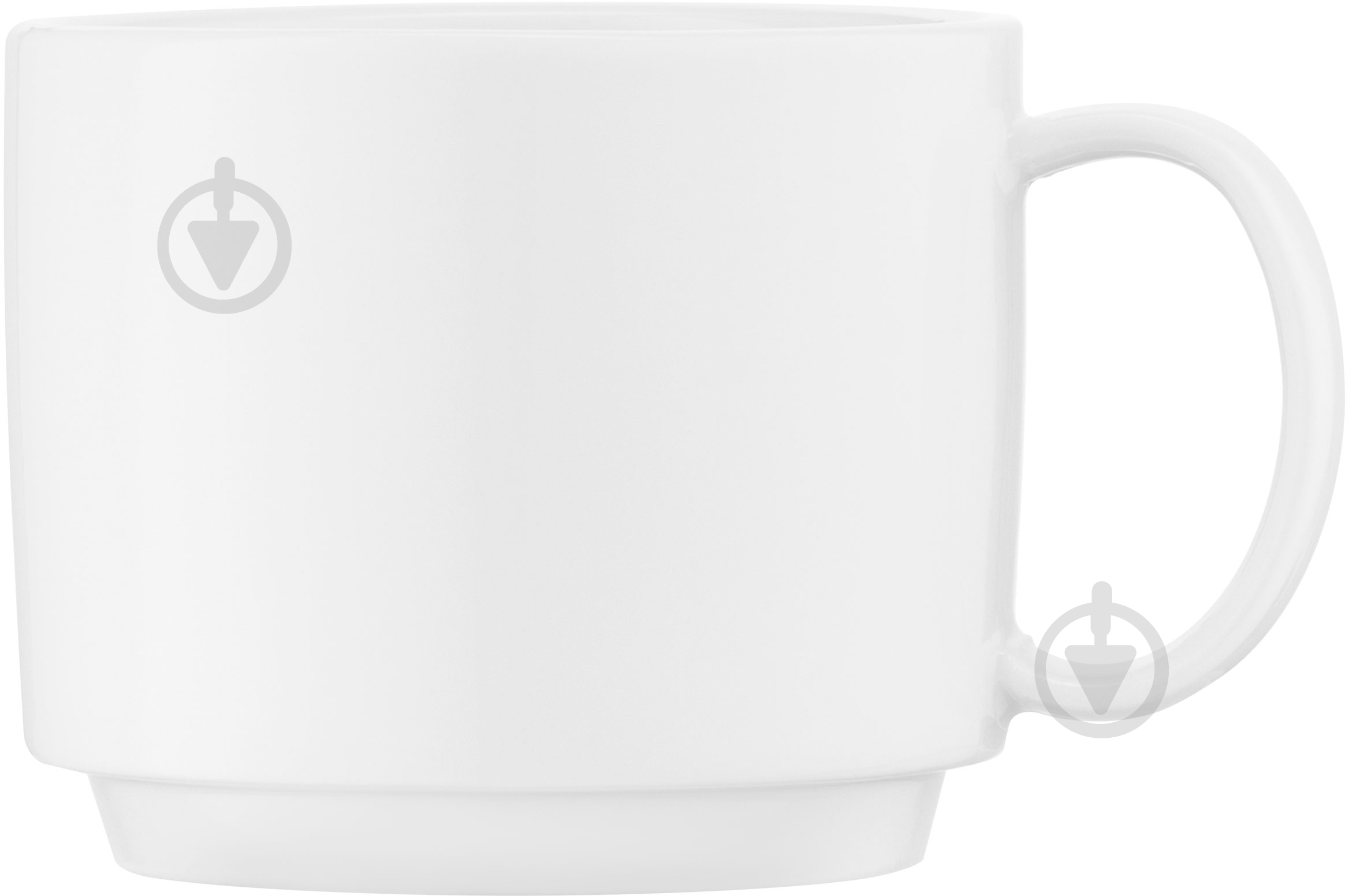 Чашка Ardesto Prato 200 мл фарфор - фото 1