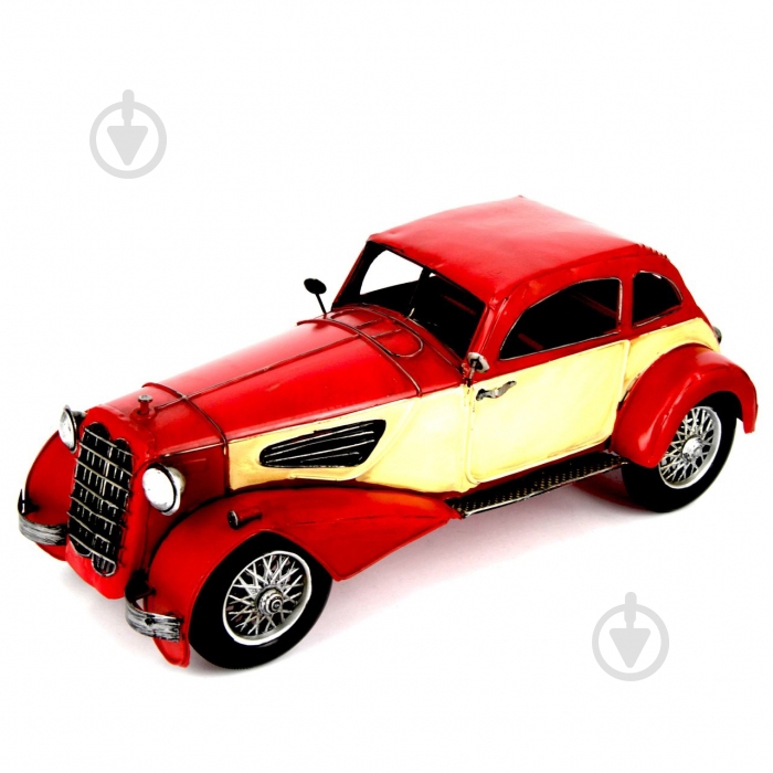 Модель ретро автомобіля CJ110503R 14,5х14х34 см червоний - фото 1