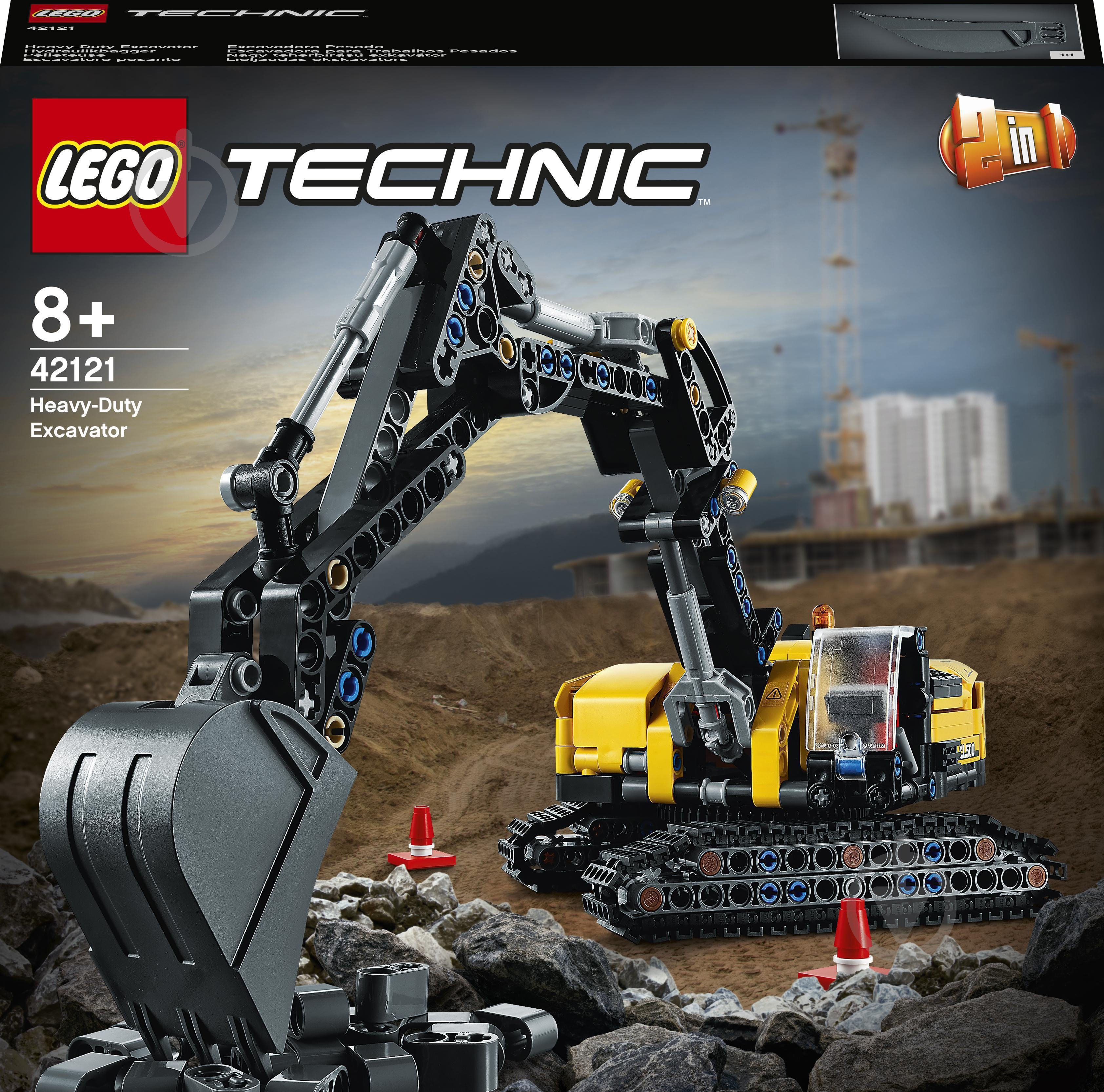 Конструктор LEGO Technic Сверхмощный экскаватор 42121 - фото 1 Конструктор LEGO Technic Сверхмощный экскаватор 42121 - фото 1