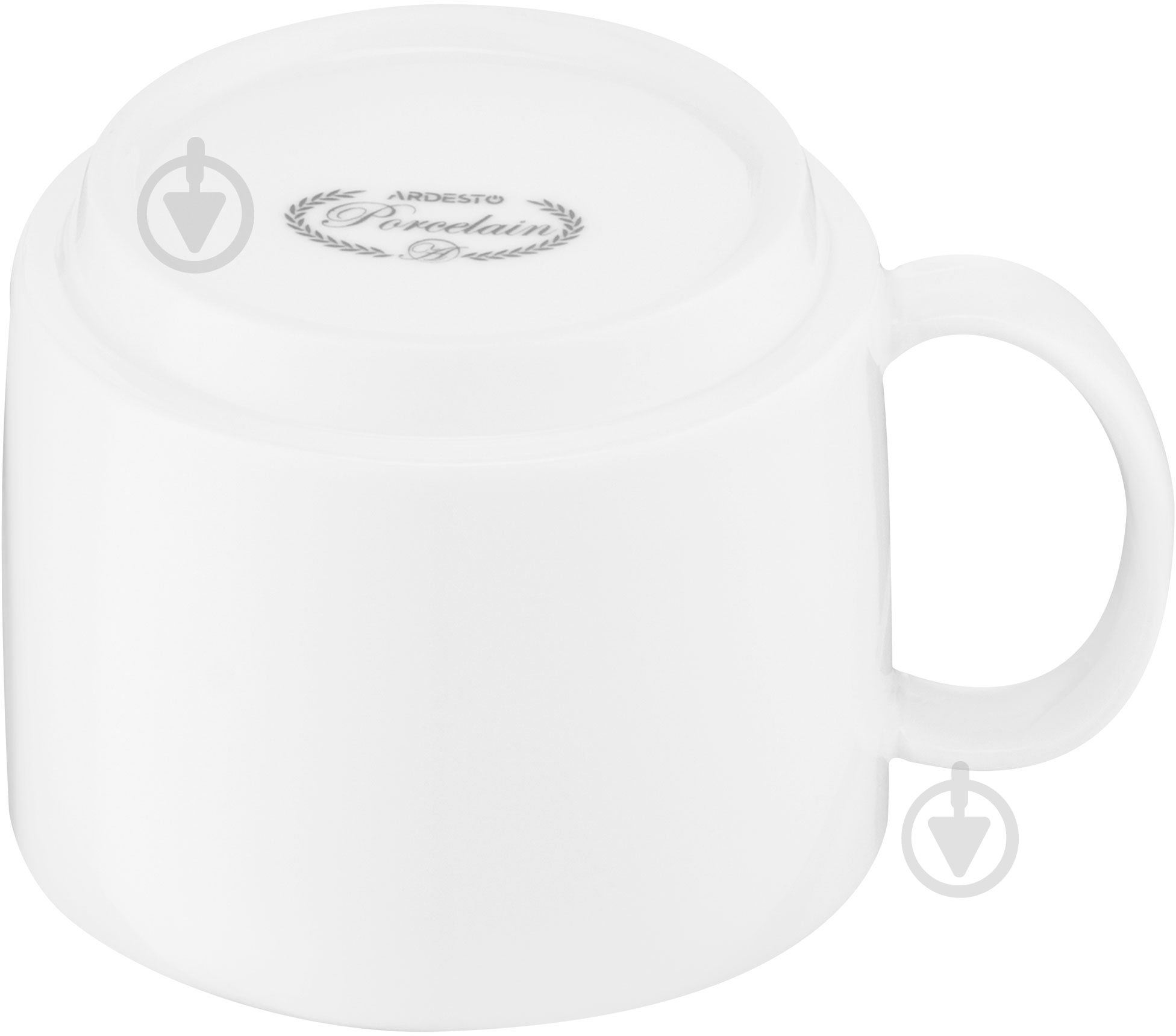 Чашка Ardesto Prato 280 мл фарфор - фото 4