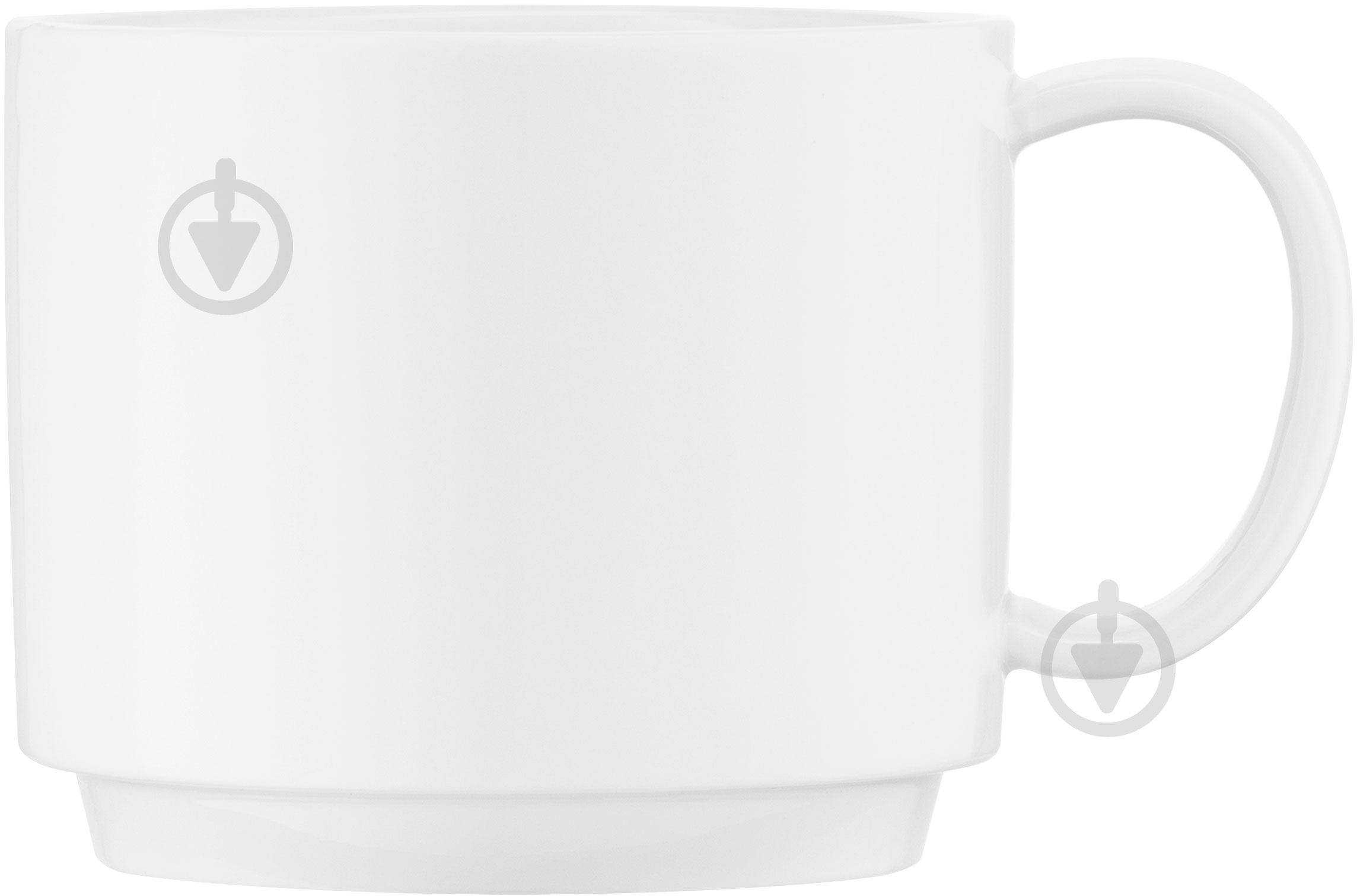 Чашка Ardesto Prato 280 мл фарфор - фото 1