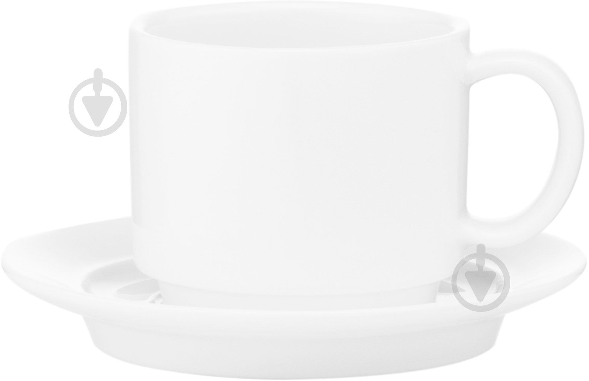 Чашка Ardesto Prato 100 мл белая AR3626P - фото 5