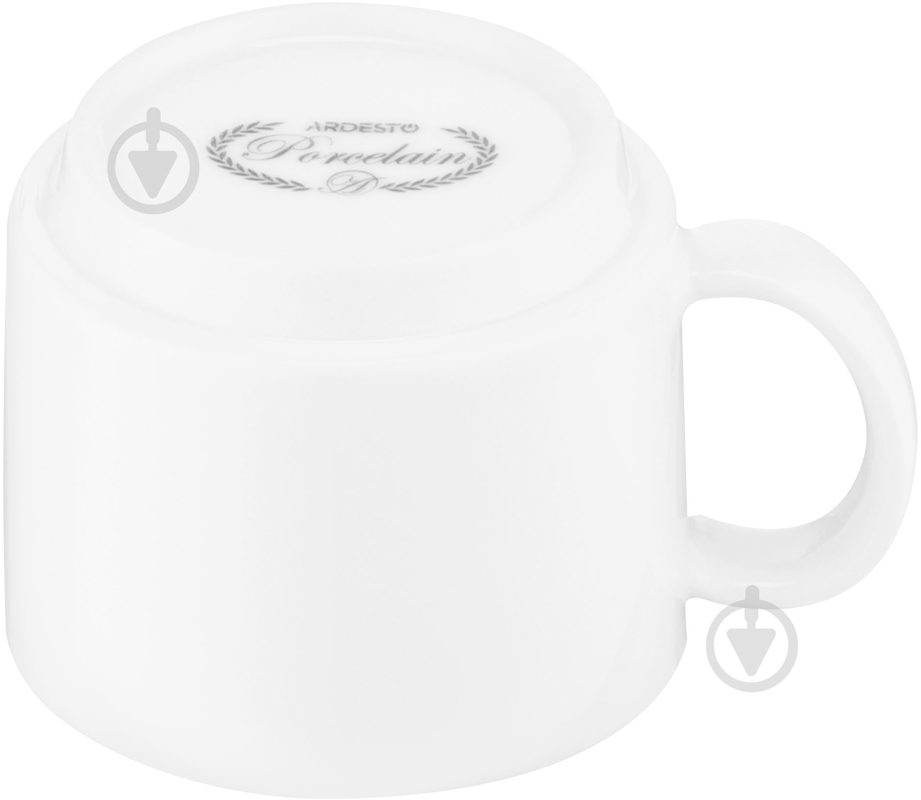 Чашка Ardesto Prato 100 мл белая AR3626P - фото 4