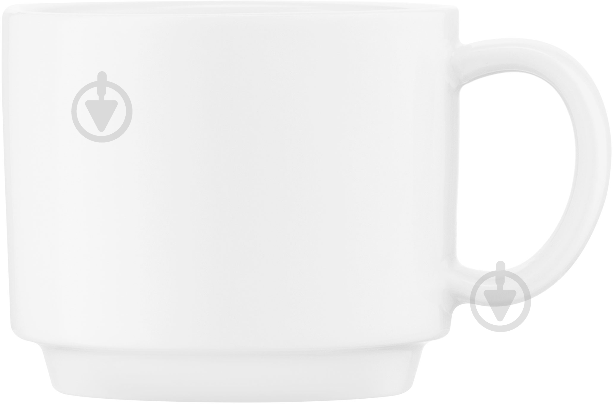 Чашка Ardesto Prato 100 мл белая AR3626P - фото 1