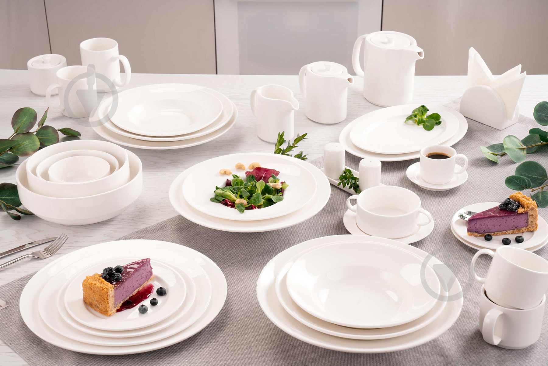 Чашка Ardesto Prato 100 мл белая AR3626P - фото 8