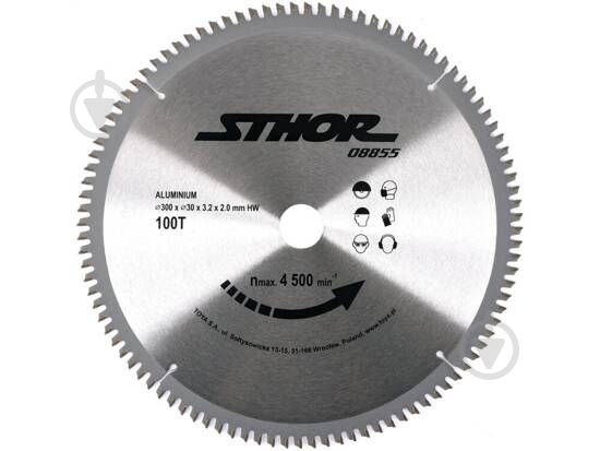 Пильный диск STHOR 300x30x3,2 Z100 08855 - фото 1
