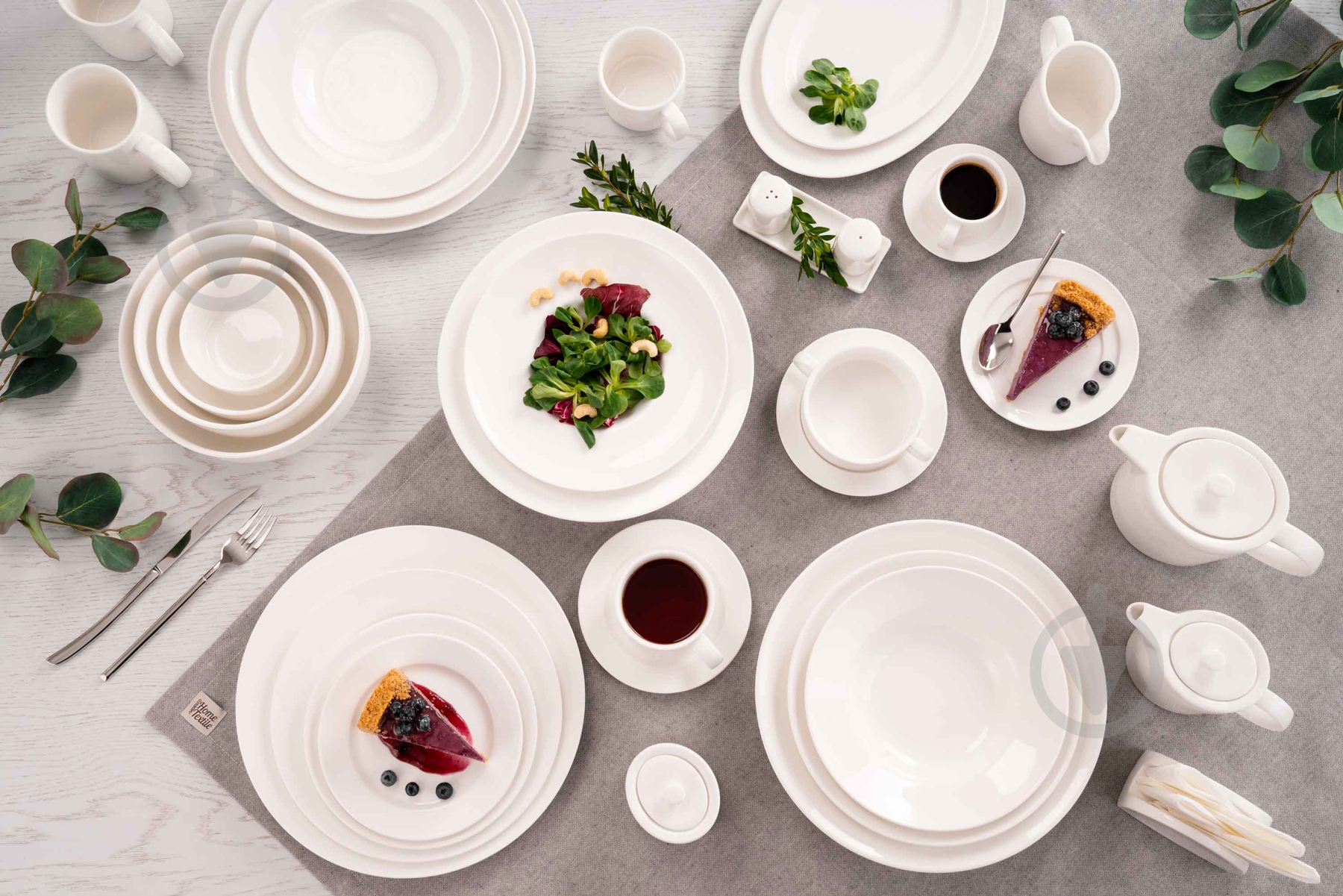 Чашка Ardesto Prato 340 мл белая AR3625P - фото 6