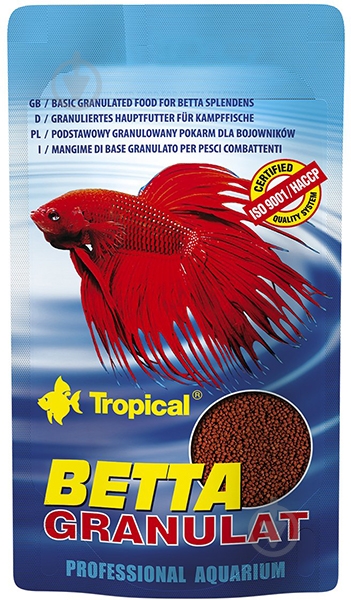 Корм Tropical для рыб Betta granulat 10g (рыба и рыбные продукты) - фото 1