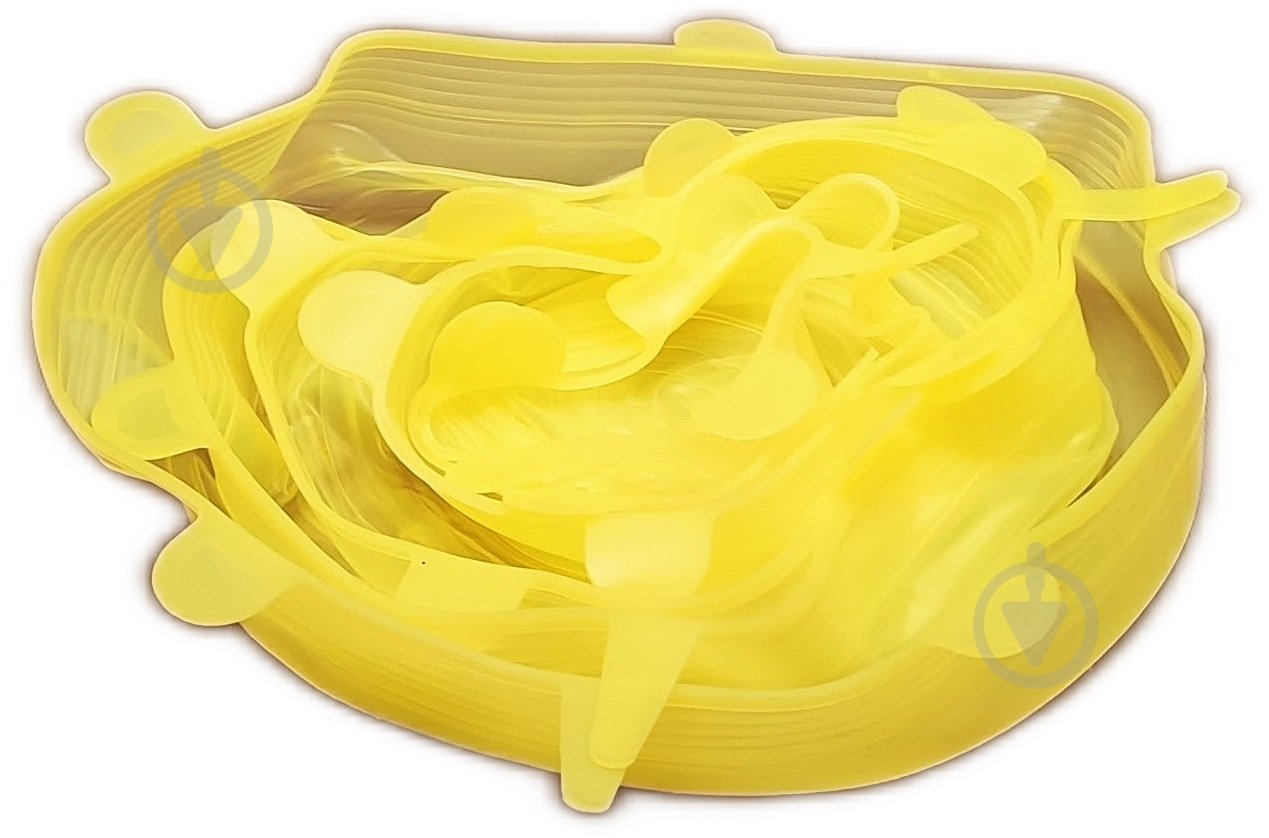 Набор крышек силиконовых 6 шт. в ассортименте - фото 6