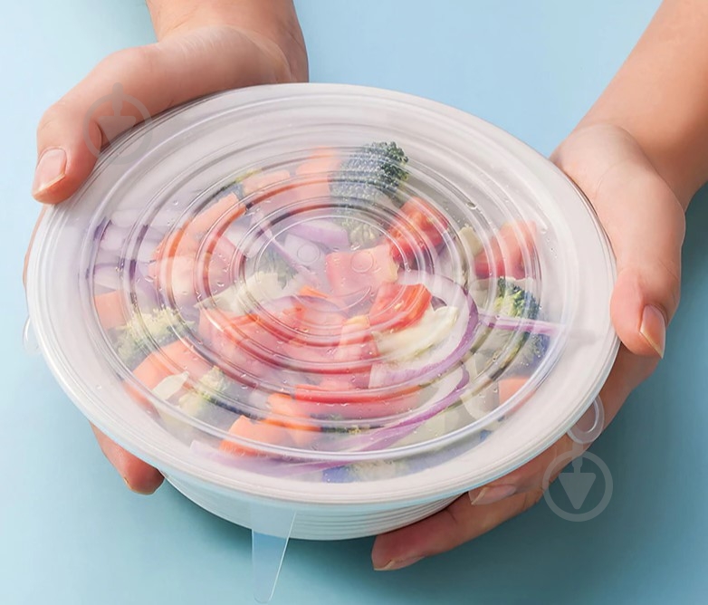 Набор крышек силиконовых 6 шт. в ассортименте - фото 7