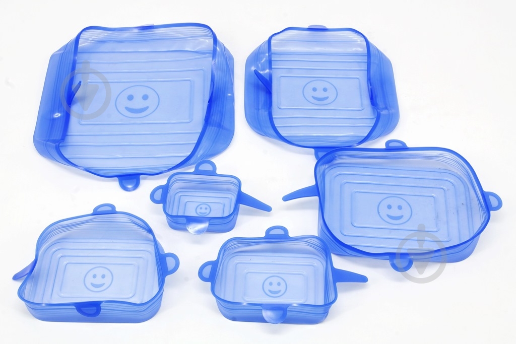 Набор крышек силиконовых 6 шт. в ассортименте - фото 3