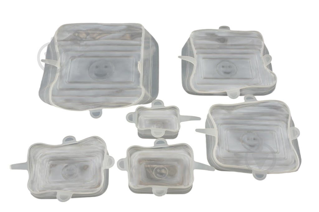 Набор крышек силиконовых 6 шт. в ассортименте - фото 5