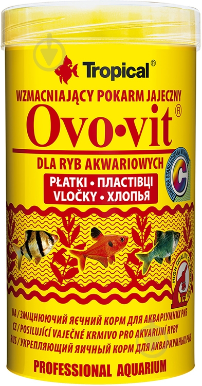 Корм Tropical для рыб Ovo-vit 250мл (рыба и рыбные продукты) - фото 1