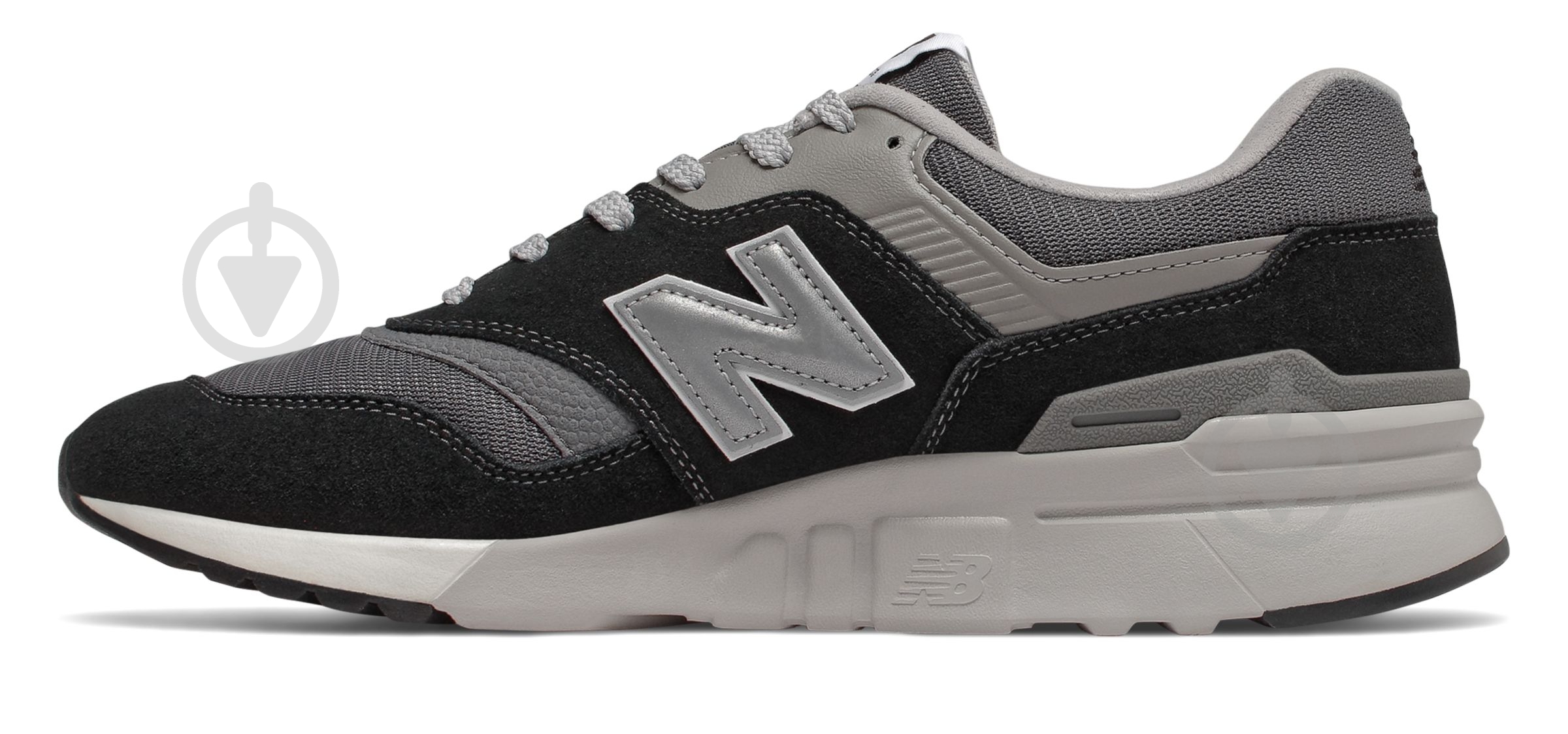 Кросівки чоловічі демісезонні New Balance CM997HBK р.42 чорні - фото 2