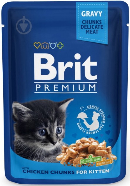 Корм Brit Premium Kitten з куркою 100 г - фото 1