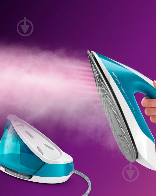 Утюг с парогенератором Philips PerfectCare Compact Plus GC7920/20 - фото 5 Утюг с парогенератором Philips PerfectCare Compact Plus GC7920/20 - фото 5