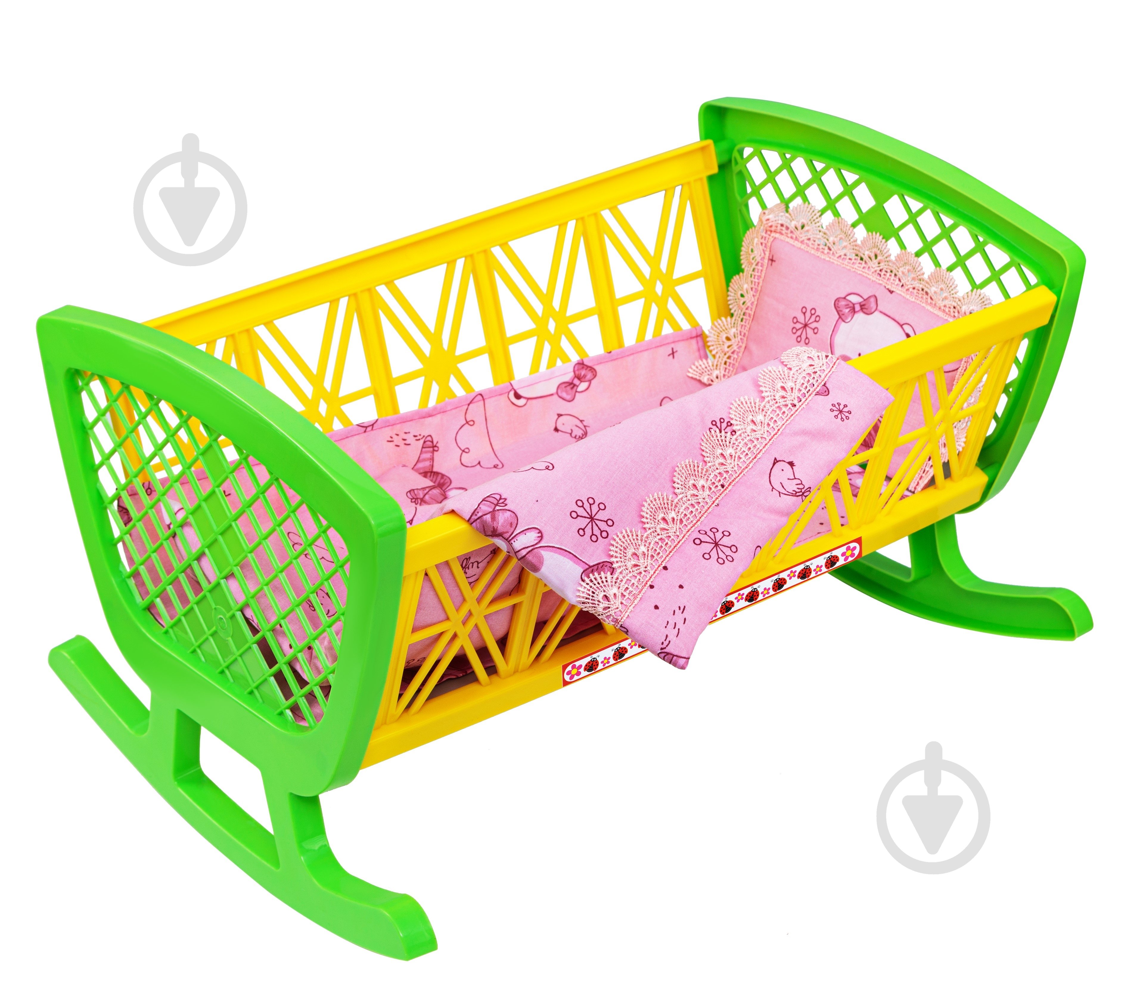 Игровой набор Bamsic кроватка с постелью 006/1 - фото 2