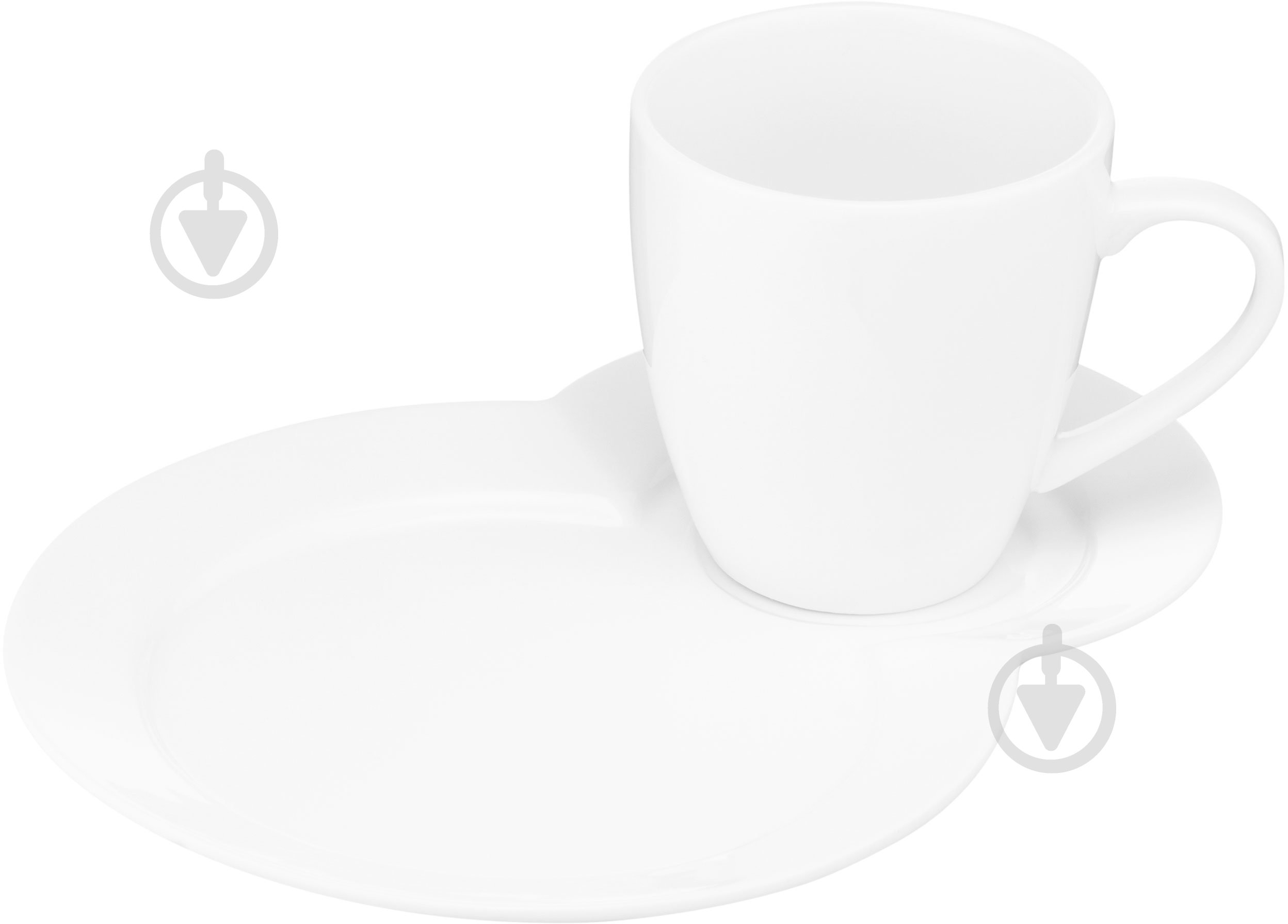 Чашка Ardesto 300 мл белая AR3704 - фото 6