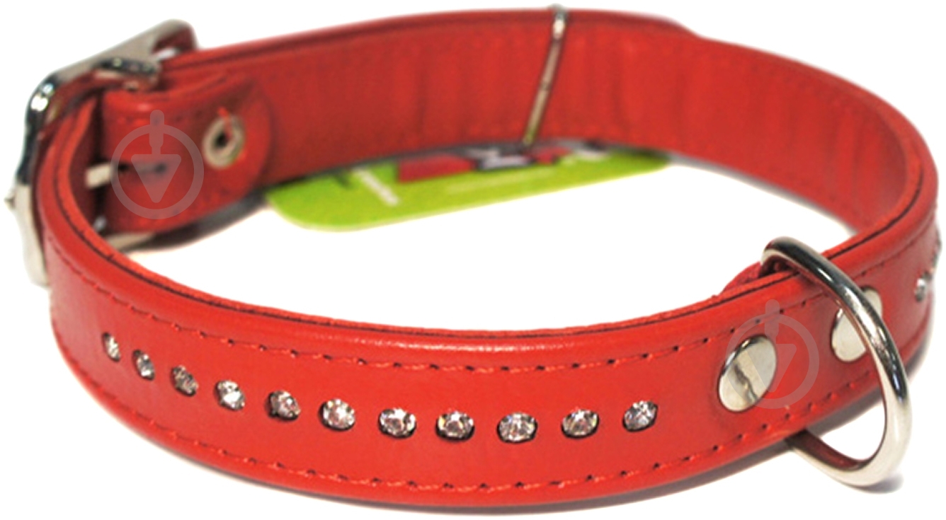 Ошейник Topsi со стразами красный 4 - фото 1