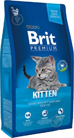 Корм Brit Premium Adult Kitten курка 1,5 кг - фото 1 Корм Brit Premium Adult Kitten курка 1,5 кг - фото 1