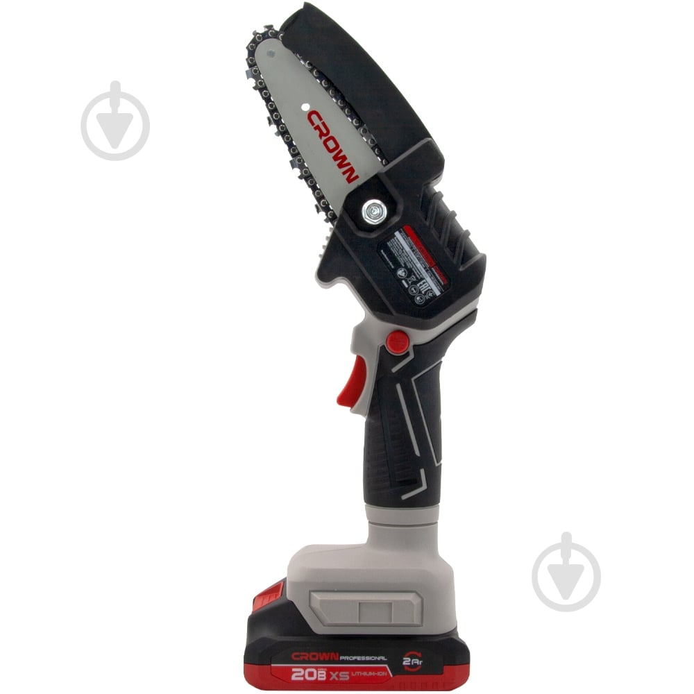 Пила мини аккумуляторная Crown Аккумуляторная минипила цепная CROWN CT25019XS-2 BMC - фото 1