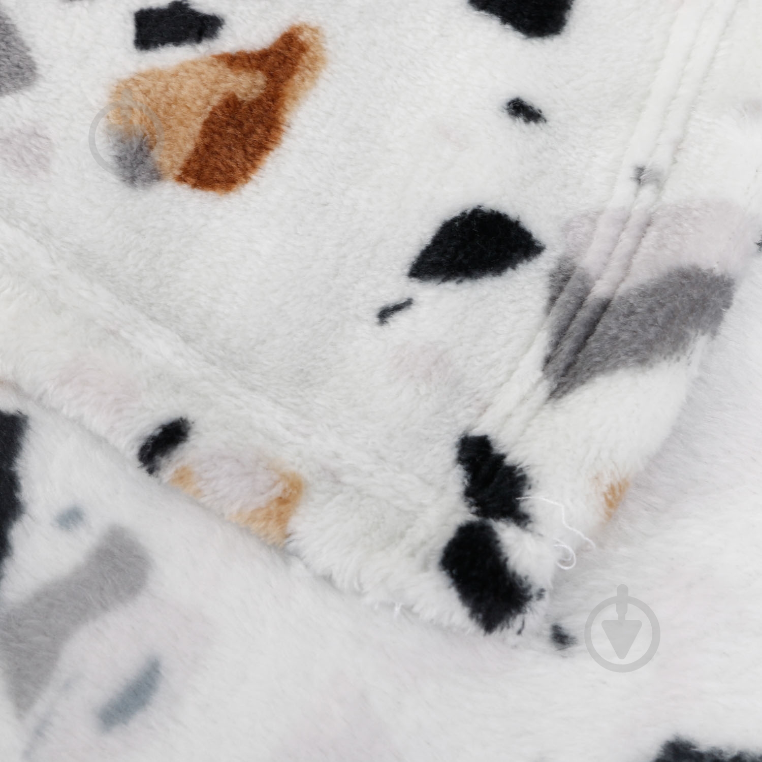 Плед Frannel 160x200 см белый с принтом La Nuit - фото 4