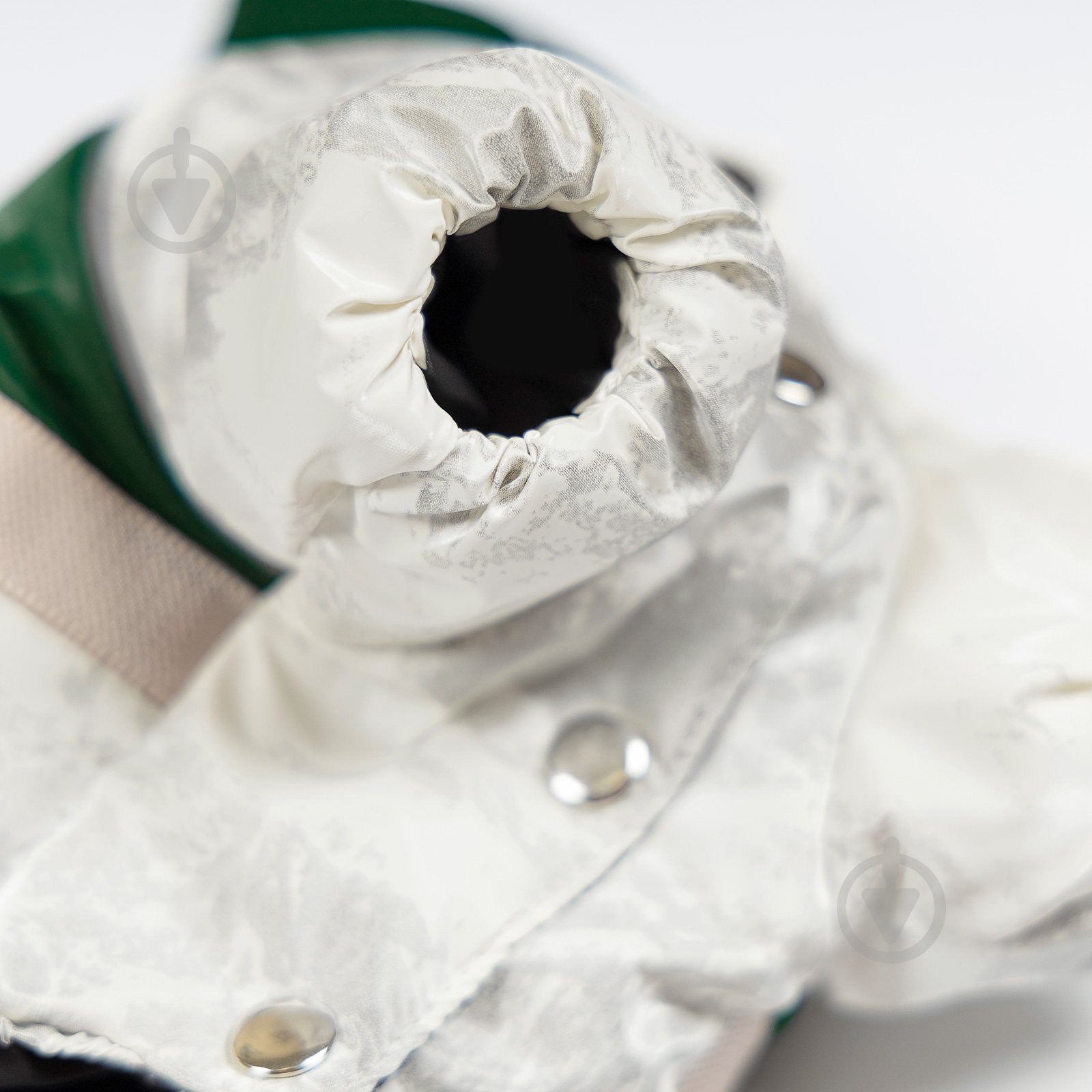 Куртка Pet Fashion Bony ХХS білий/зелений - фото 3 Куртка Pet Fashion Bony ХХS білий/зелений - фото 3