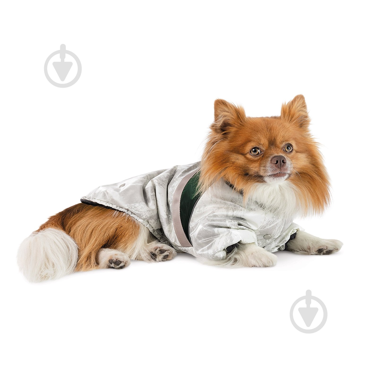 Куртка Pet Fashion Bony ХХS білий/зелений - фото 4 Куртка Pet Fashion Bony ХХS білий/зелений - фото 4