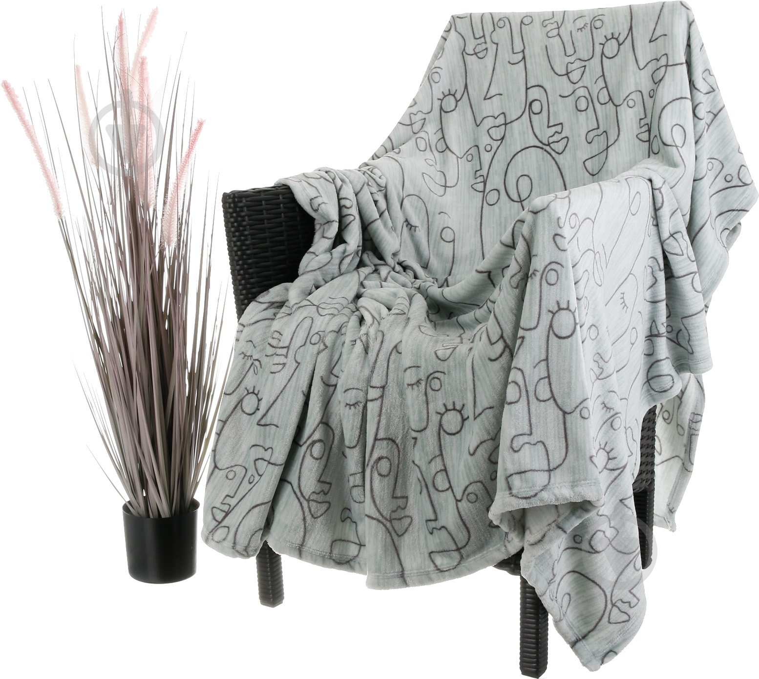 Плед Frannel Face 200x220 см La Nuit - фото 1