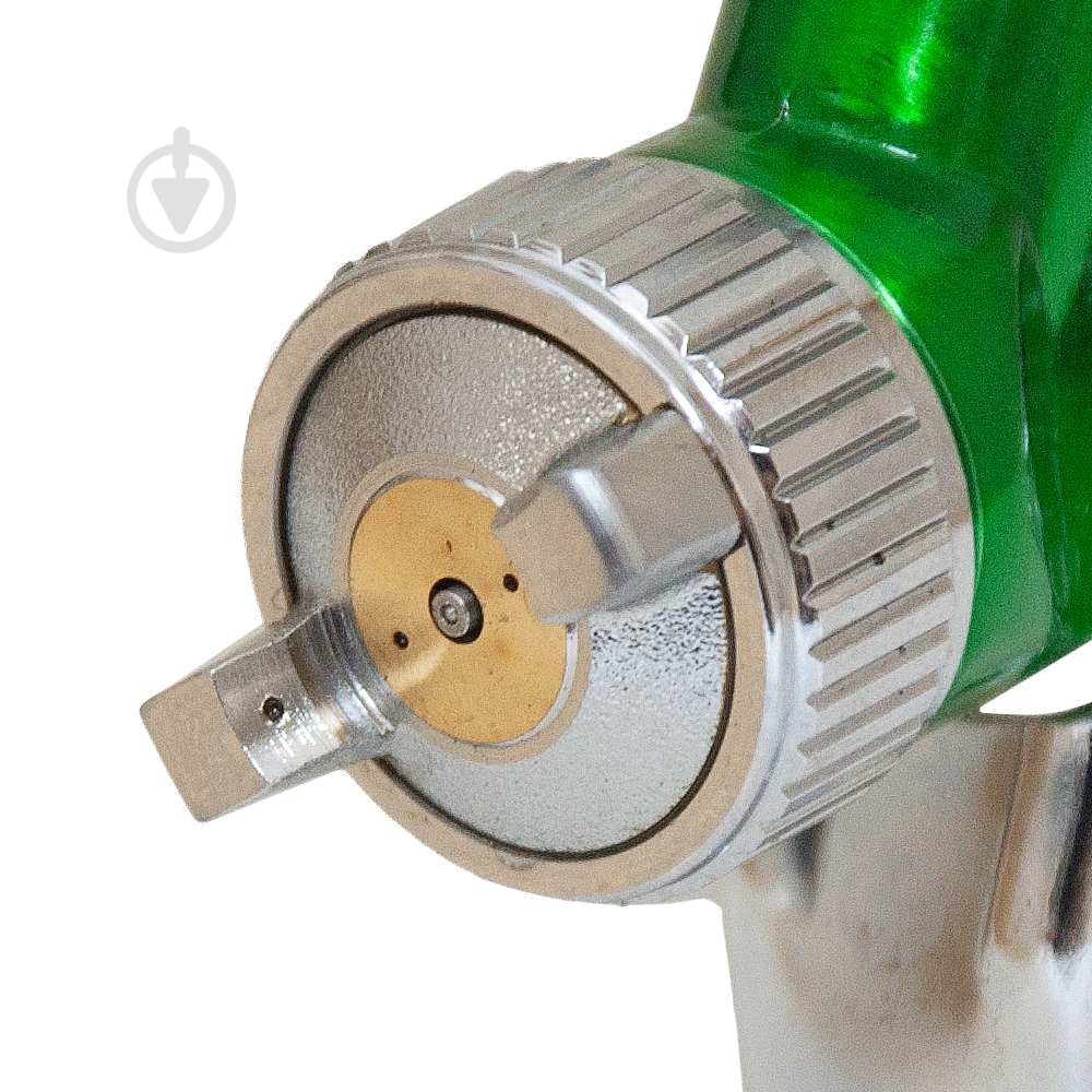 Фарборозпилювач пневматичний Sigma HVLP-mini Ø 0.8 (зелений) з верхнім баком (пластиковий) 6812041 - фото 5