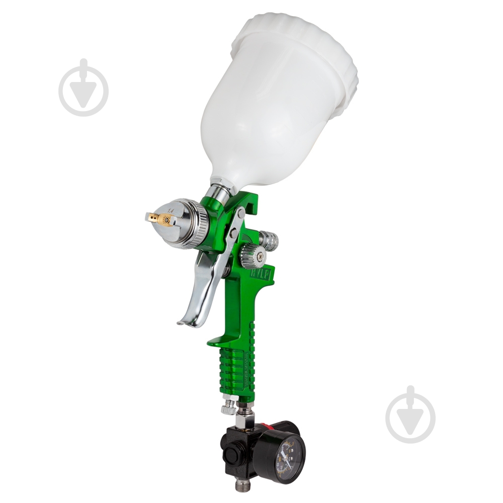 Краскораспылитель пневматический Sigma HVLP Ø 1.4 мм с верхним баком и редуктором 6812081 - фото 3 Краскораспылитель пневматический Sigma HVLP Ø 1.4 мм с верхним баком и редуктором 6812081 - фото 3