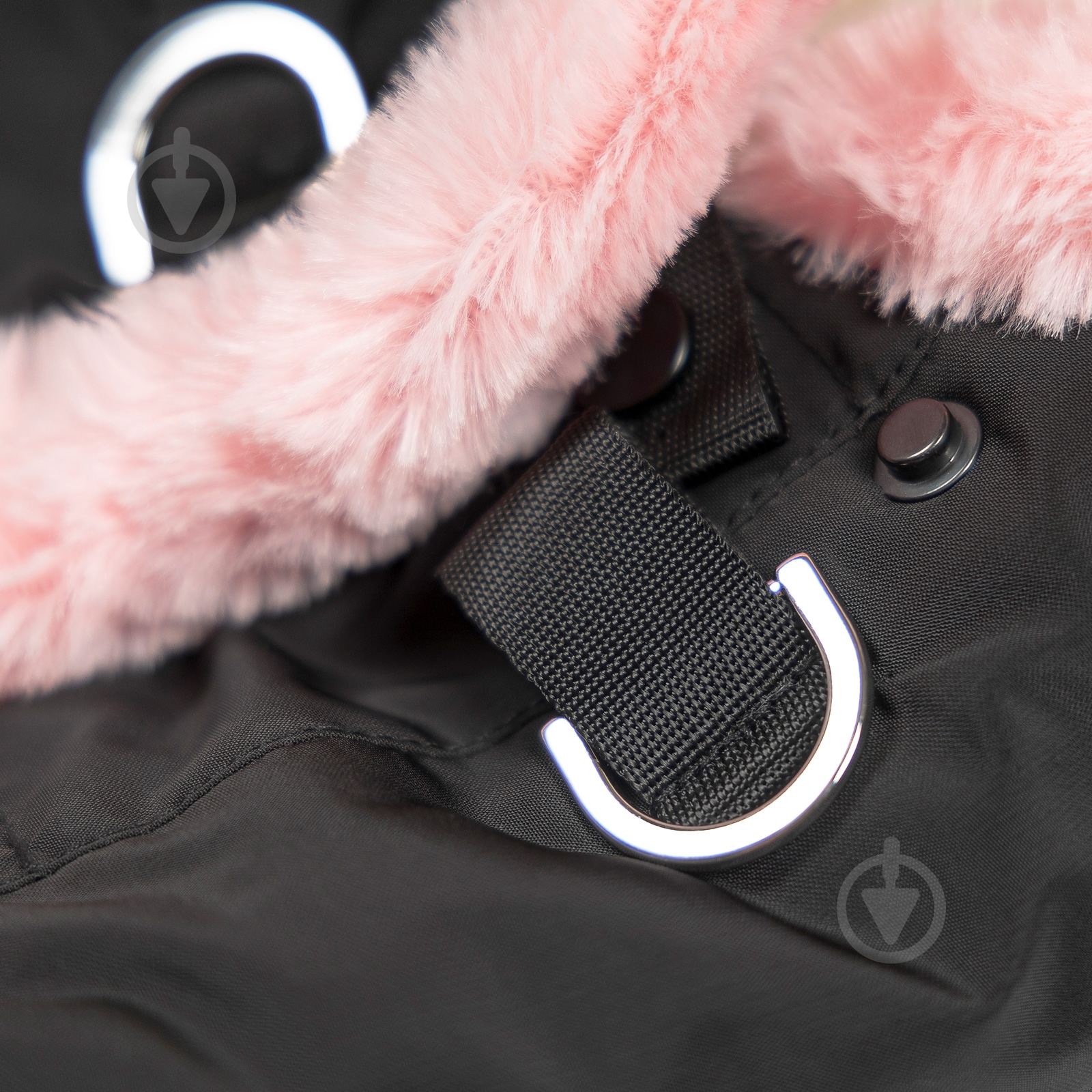 Куртка Pet Fashion Mery чорний/рожевий ХS - фото 4