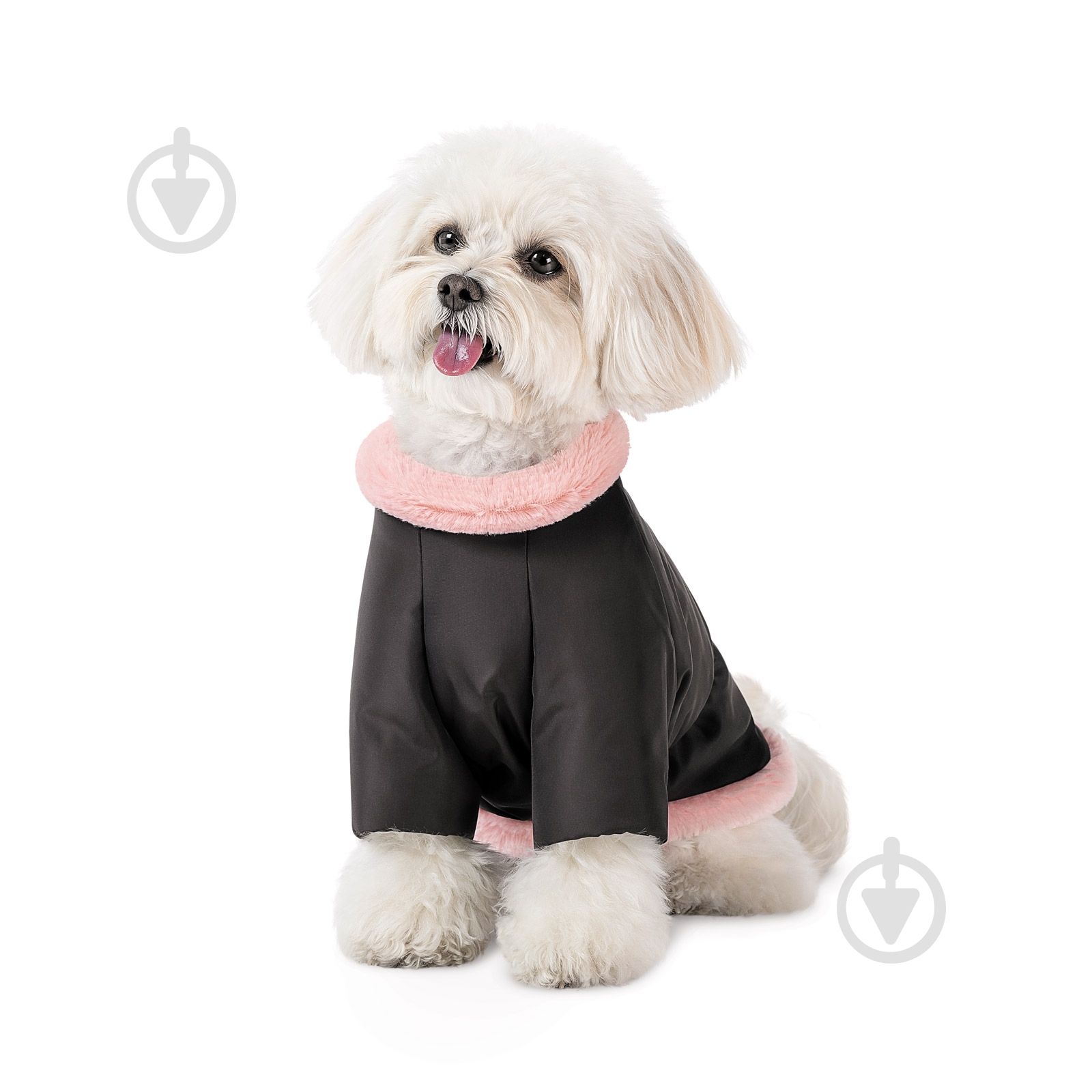 Куртка Pet Fashion Mery чорний/рожевий ХS - фото 5