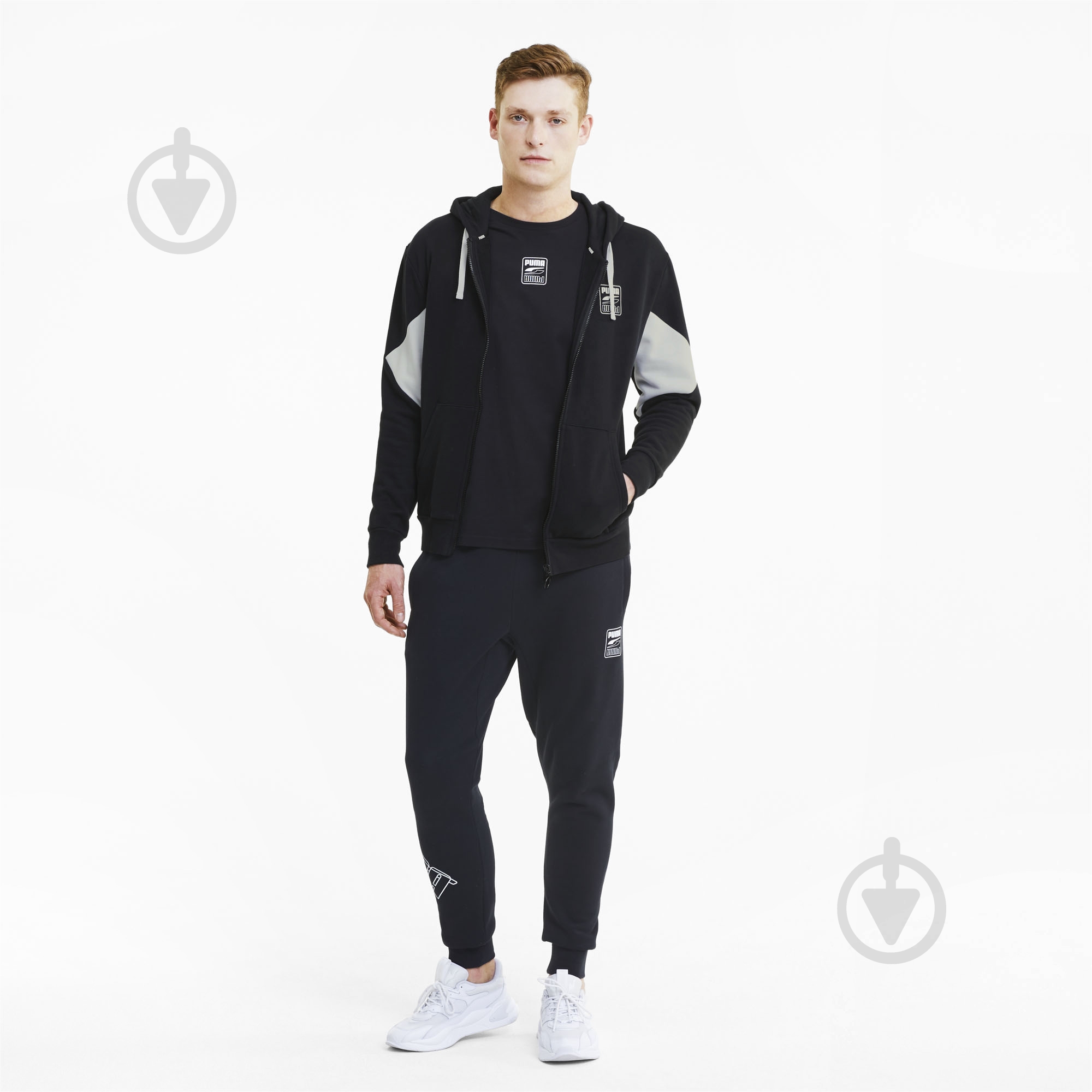 Джемпер Puma Rebel FZ Hoodie 58349601 р. XL черный - фото 5 Джемпер Puma Rebel FZ Hoodie 58349601 р. XL черный - фото 5