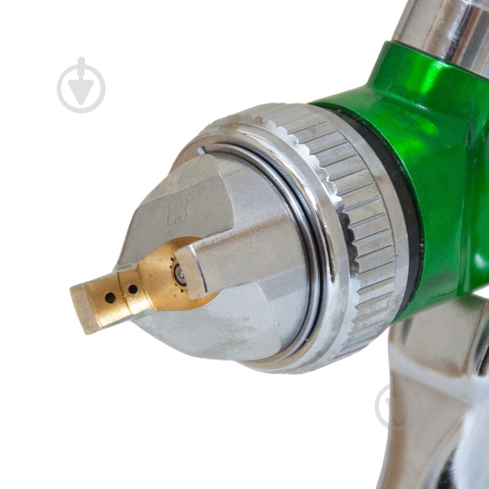 Краскораспылитель пневматический Sigma HVLP Ø 1.3 + 1,7 мм с верхним баком (зеленый) 6812121 - фото 4 Краскораспылитель пневматический Sigma HVLP Ø 1.3 + 1,7 мм с верхним баком (зеленый) 6812121 - фото 4