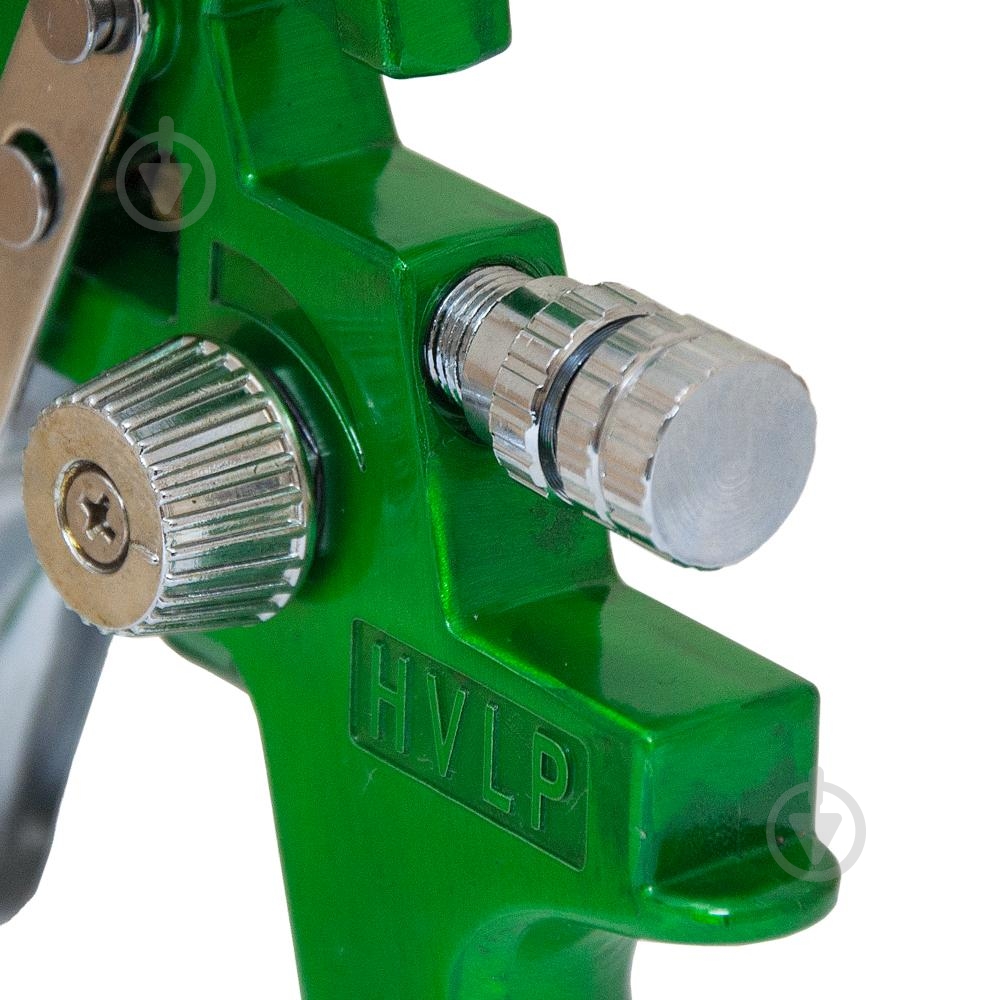 Краскораспылитель пневматический Sigma HVLP Ø 1.3 + 1,7 мм с верхним баком (зеленый) 6812121 - фото 5 Краскораспылитель пневматический Sigma HVLP Ø 1.3 + 1,7 мм с верхним баком (зеленый) 6812121 - фото 5