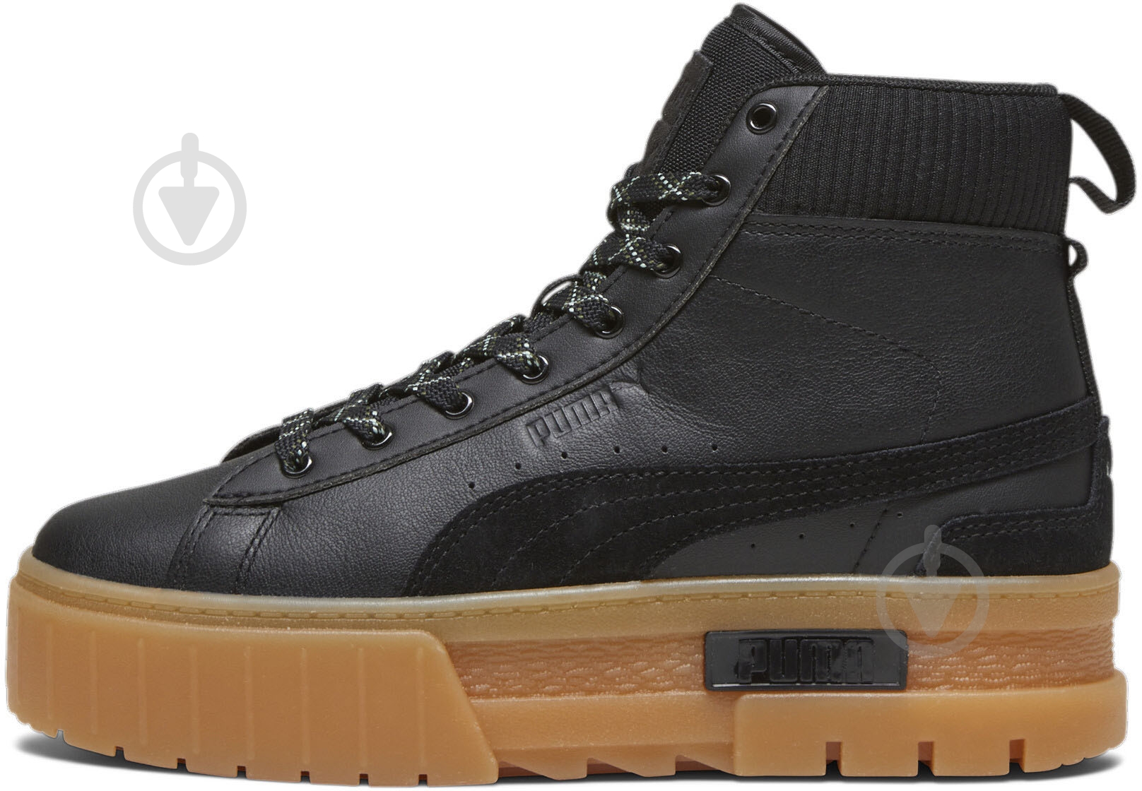 Кроссовки женские демисезонные Puma MAYZE MID GENTLE WNS 39308501 р.38 черные - фото 1