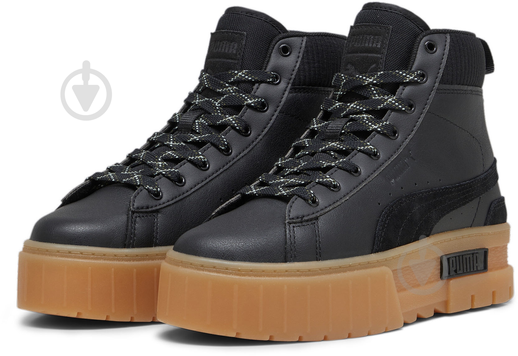 Кроссовки женские демисезонные Puma MAYZE MID GENTLE WNS 39308501 р.38 черные - фото 3