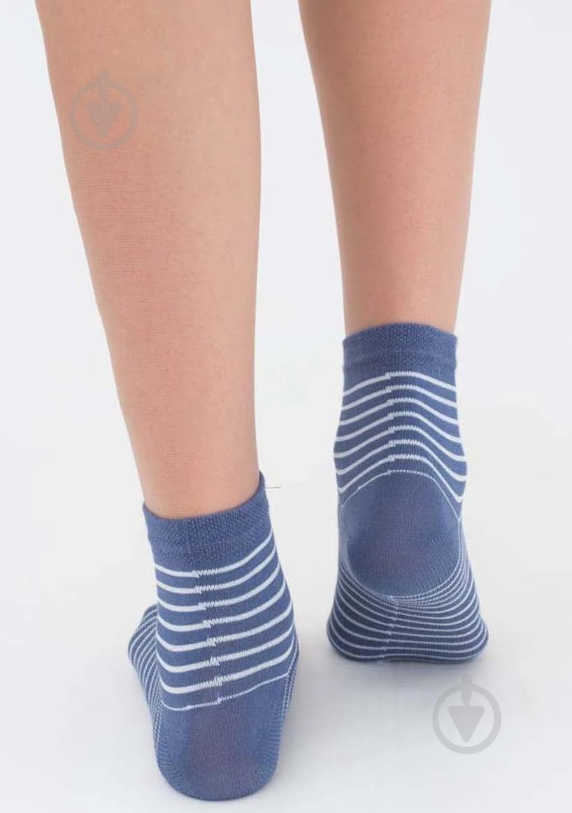 Носки детские для девочек SIELA KS2 Basic 002 р.22 светло-голубой - фото 2