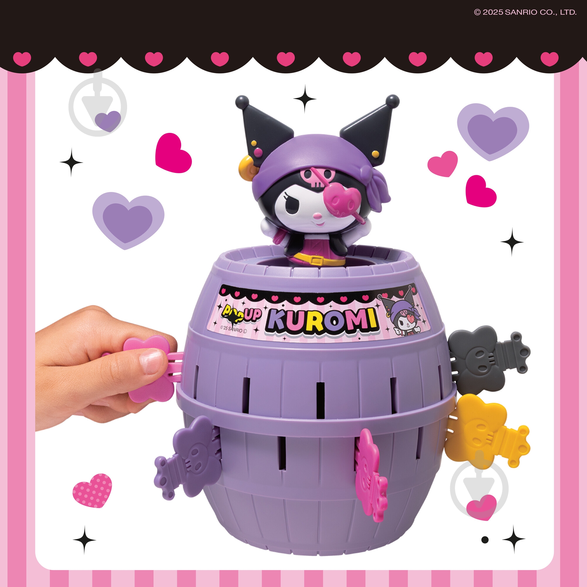 Гра настільна Tomy Pop Up Kuromi 125417 - фото 4