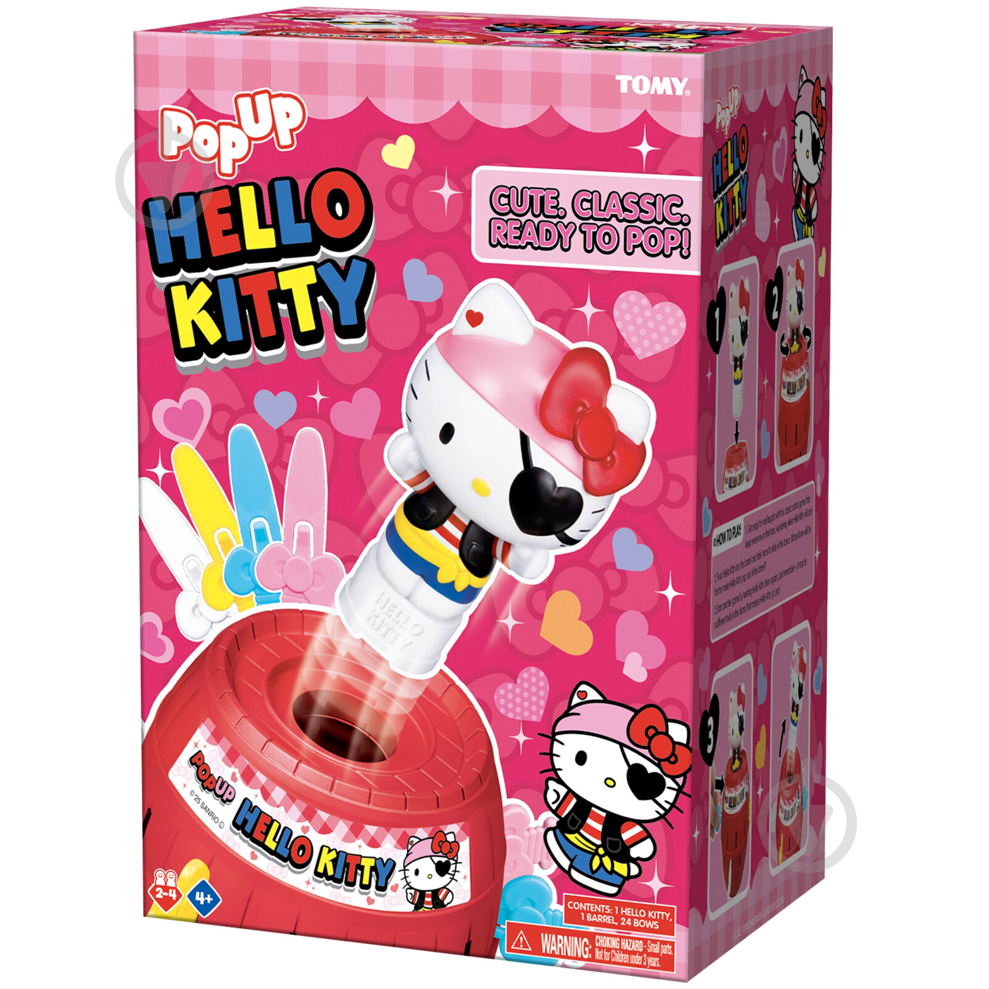 Игра настольная Tomy Pop Up Hello Kitty 125413 - фото 1 Игра настольная Tomy Pop Up Hello Kitty 125413 - фото 1