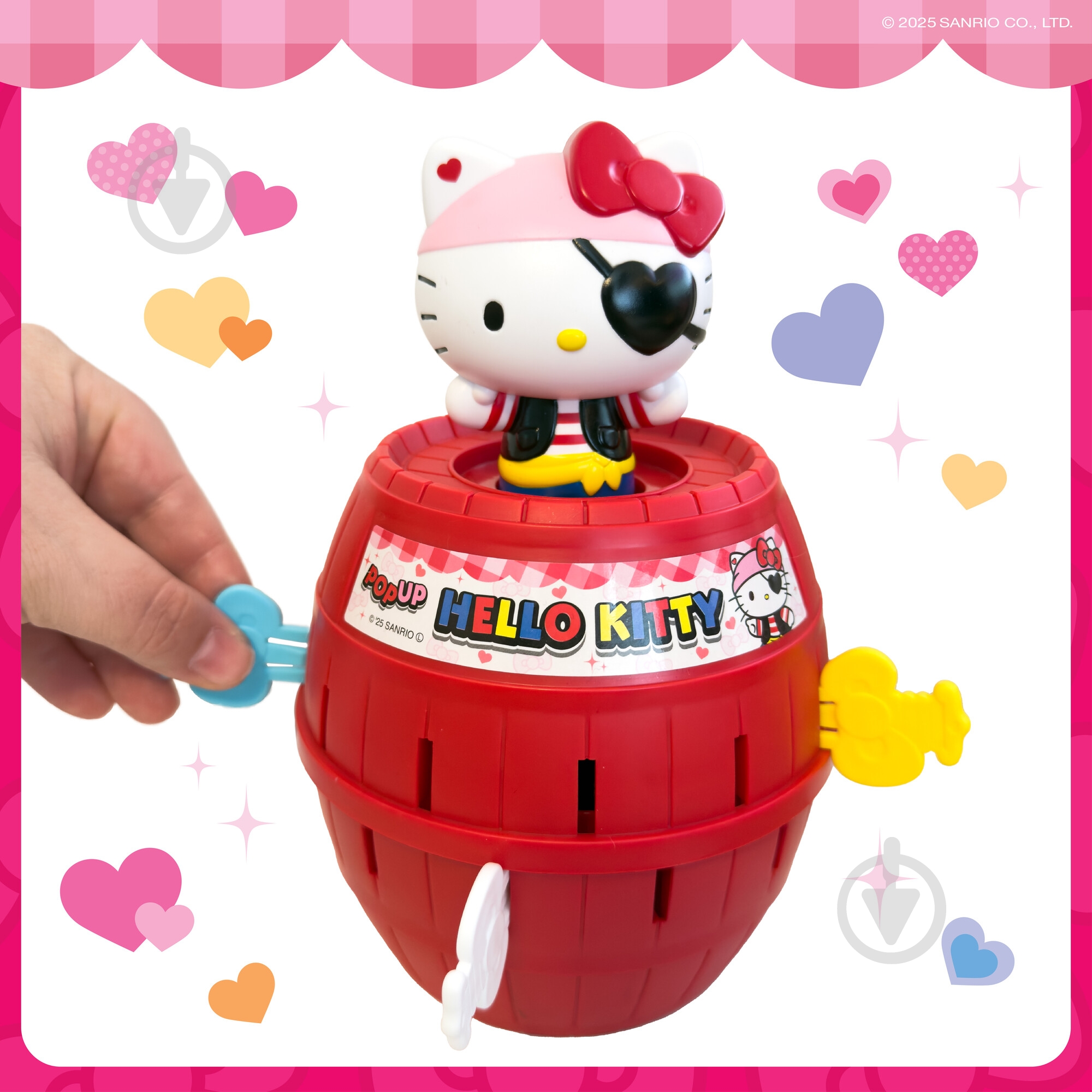 Игра настольная Tomy Pop Up Hello Kitty 125413 - фото 4 Игра настольная Tomy Pop Up Hello Kitty 125413 - фото 4