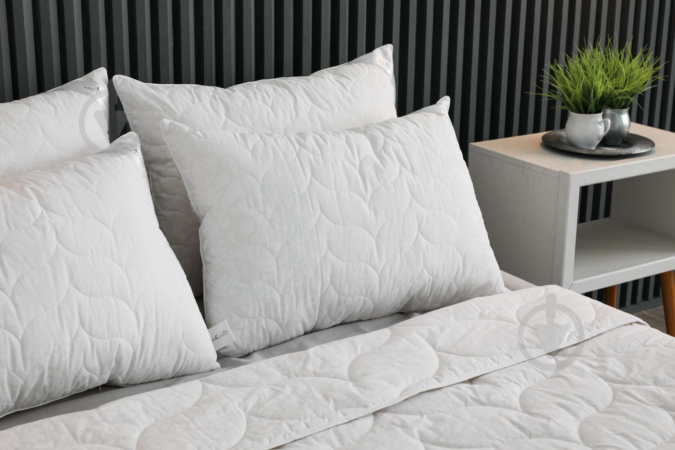 Одеяло хлопковое Cotton 155x215 см ARCLOUD беж/айворицветочный белыйцветочный принт - фото 3