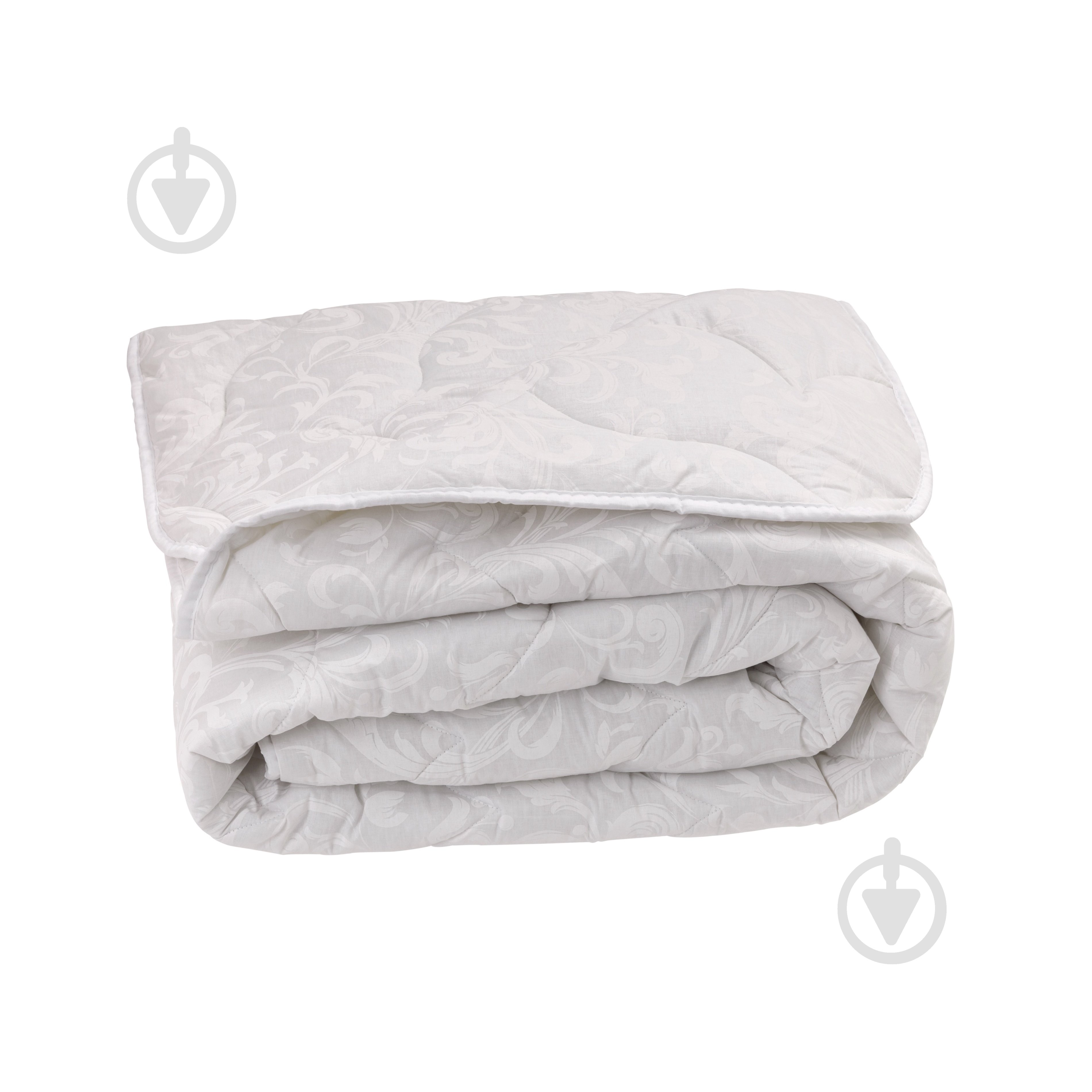 Одеяло хлопковое Cotton 155x215 см ARCLOUD беж/айворицветочный белыйцветочный принт - фото 1
